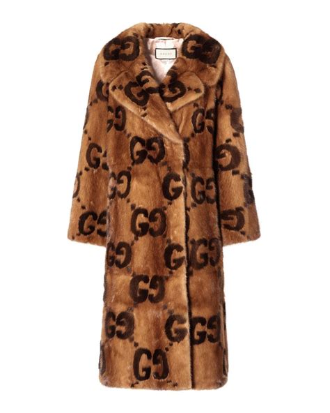 gucci mink coat cheap